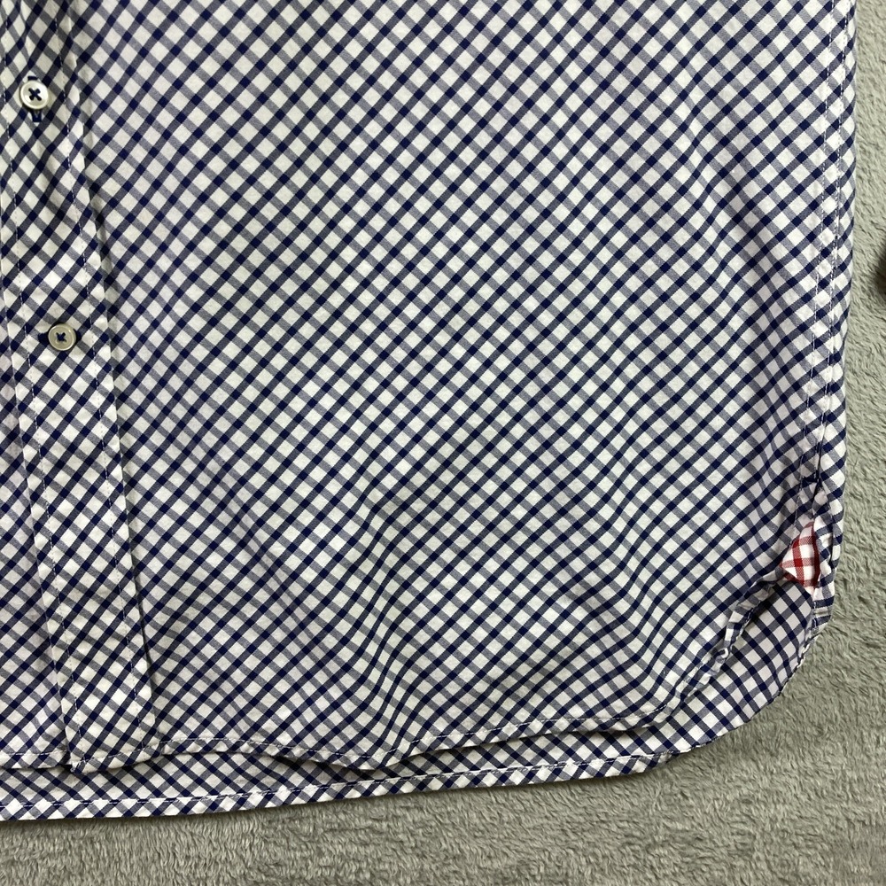 Vintage Tommy Hilfiger Shirt Men XL Blue Button Down Flip Cuff Long Sleeve - Picture 5 of 16